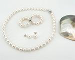 Perles de culture<br>blanches<br>9.5 - 10.5 mm