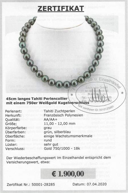 Collier de perles de Tahiti - Belperles